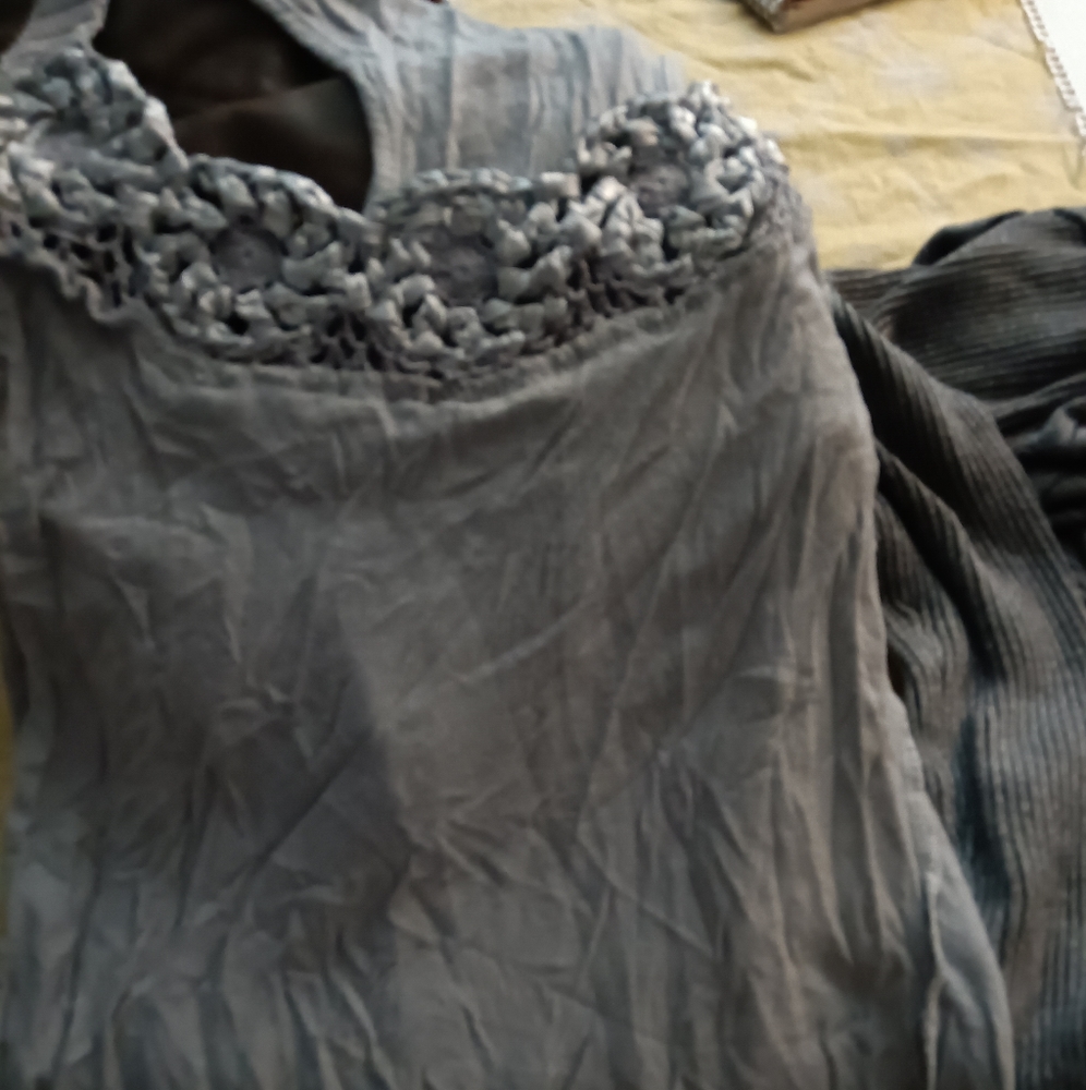 Embroidered tank